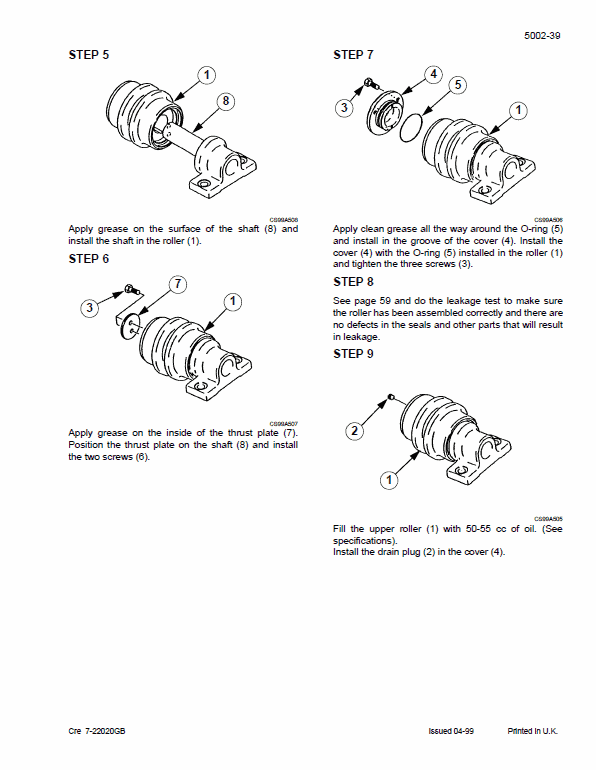 Case 9007B Excavator Service Manual Workshop Guide