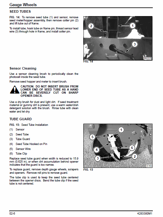 Massey Ferguson 8816, 8824 Planter Service Manual Workshop Guide