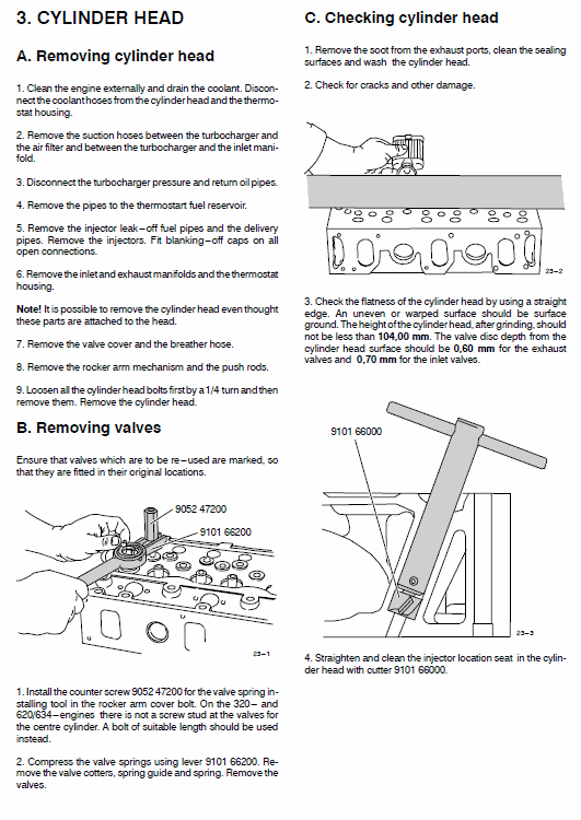 AGCO Sisu 320, 420, 620, 634 Engines Workshop Repair Service Manual Workshop Guide