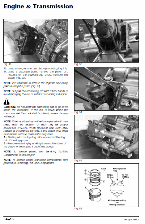 Massey Ferguson AgTV 250 300 400 500 Quad Service Manual Workshop Guide