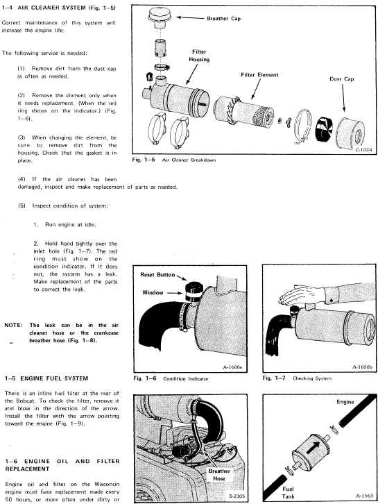 Bobcat 620 Skid-Steer Loader Service Manual Workshop Guide