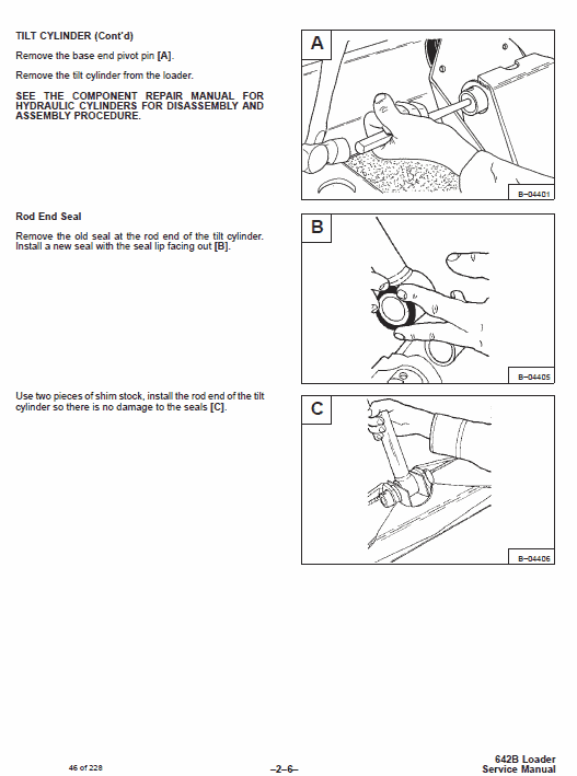Bobcat 642B Skid-Steer Loader Service Manual Workshop Guide