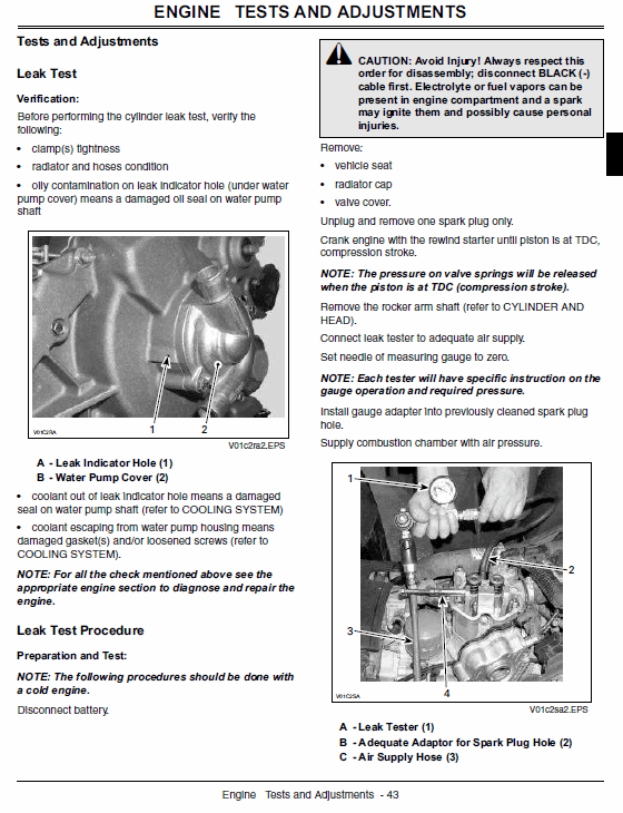 John Deere ATV 500, ATV 500EX, ATV 500EXT Buck Utility Technical Manual Workshop Guide