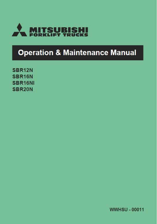 Mitsubishi SBR12N, SBR16N, SBR16Ni, SBR20N MassLift Service Manual