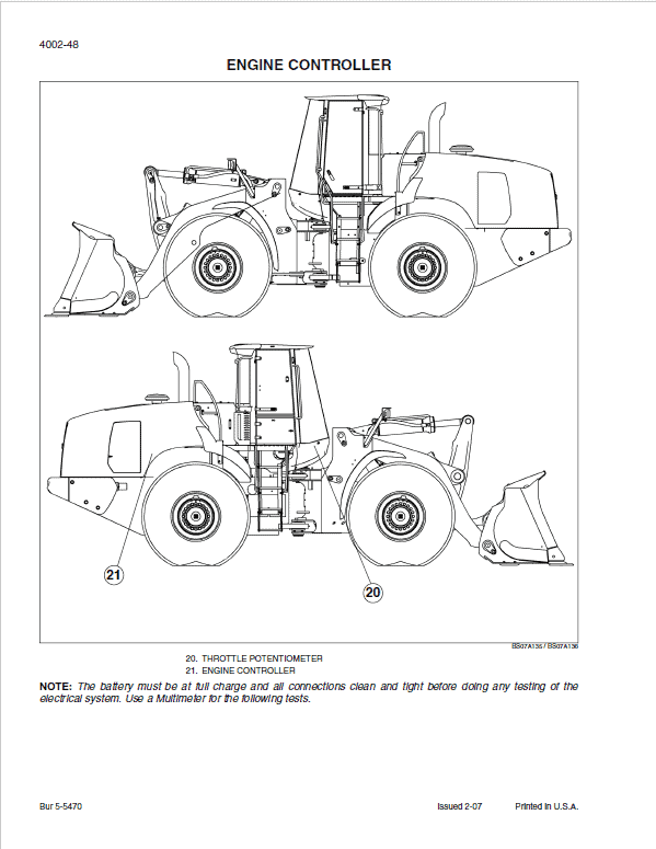 Case 921E Wheel Loader Service Manual Workshop Guide