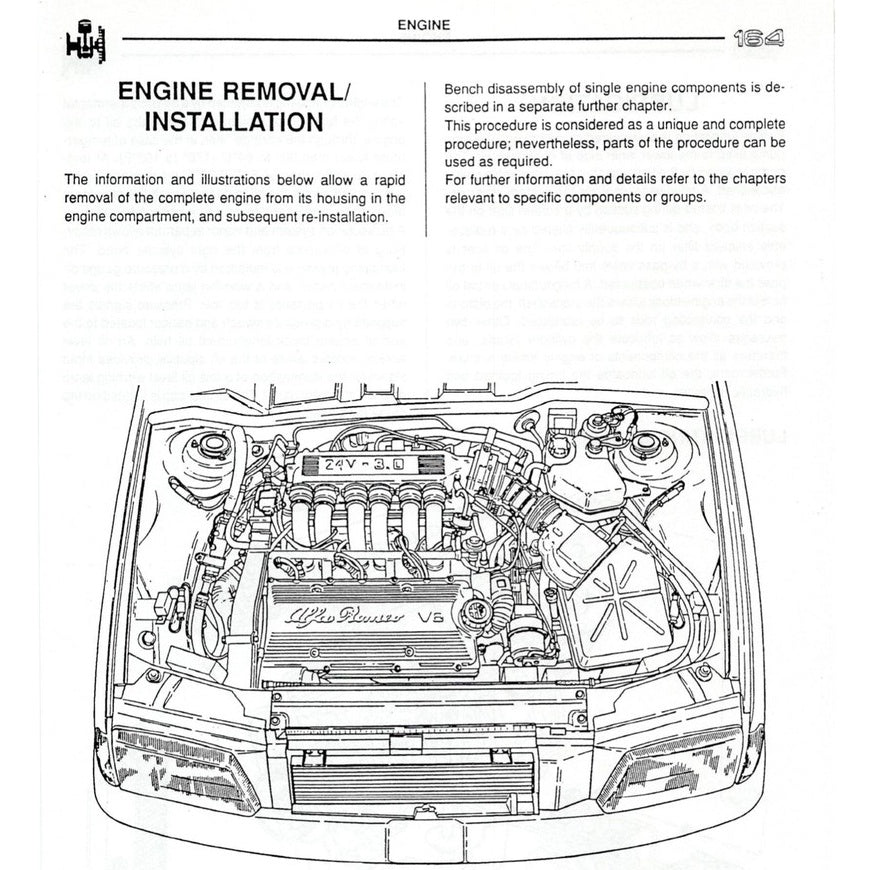 ALFA ROMEO 164 1987-1998 Full Manual Set – Repair & Maintenance Manual