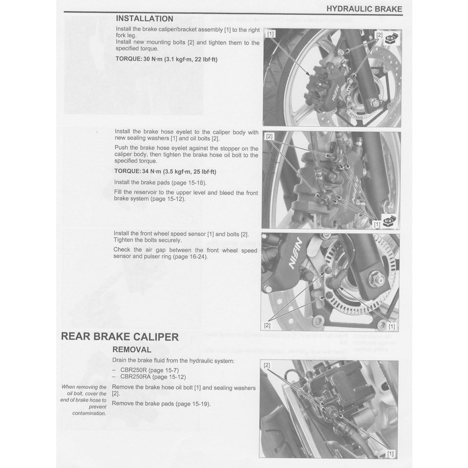 HONDA CBR 250 R 2011-2021 Full Manual Set – Repair & Maintenance Manual and Spare Parts Catalog and User Handbook / CBR250R