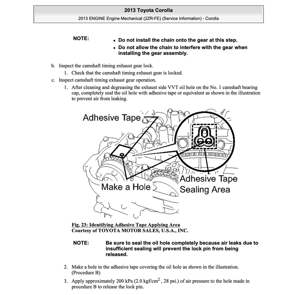 TOYOTA COROLLA ALTIS E170/180 2013-2017 Full Manual Set – Repair & Maintenance Manual