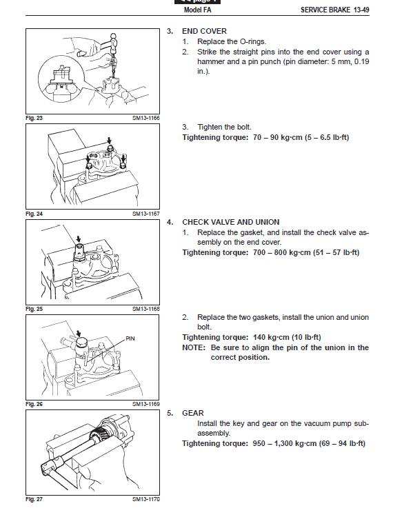 Hino Truck FA4J, FB4J Year 2001 Repair Manual (FA, FB) Workshop Guide