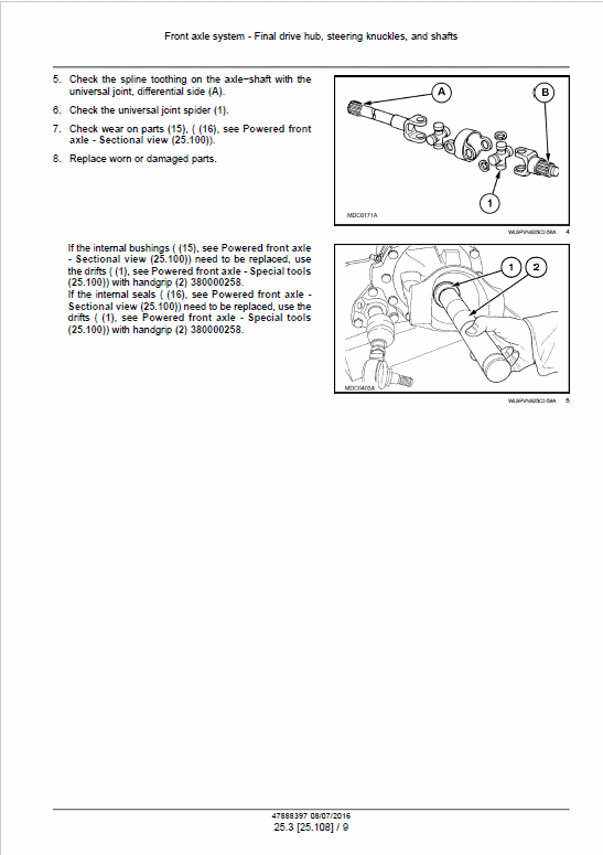 Case Farmall 75N, 85N, 95N, 105N, 105V Tractor Service Manual Workshop Guide