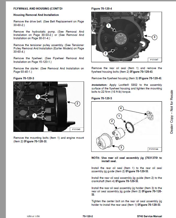Bobcat S740 Skid-Steer Loader Service Repair Manual