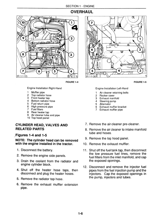 Ford 455D, 555D, 575D, 655D, 675D Backhoe Loader Service Manual Workshop Guide