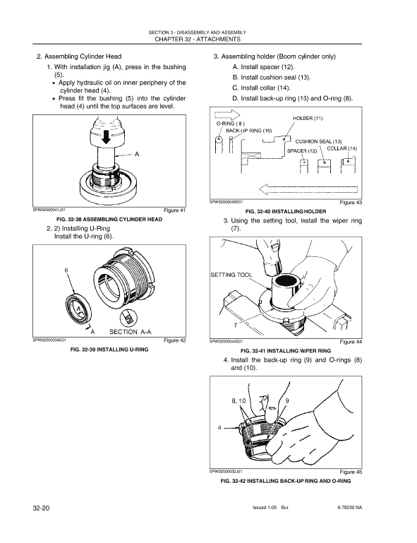 New Holland EH27.B Excavator Service Manual Workshop Guide
