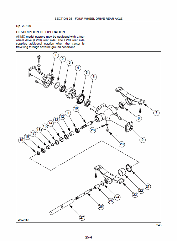 New Holland MC22, MC28, MC35 Mower Service Manual Workshop Guide