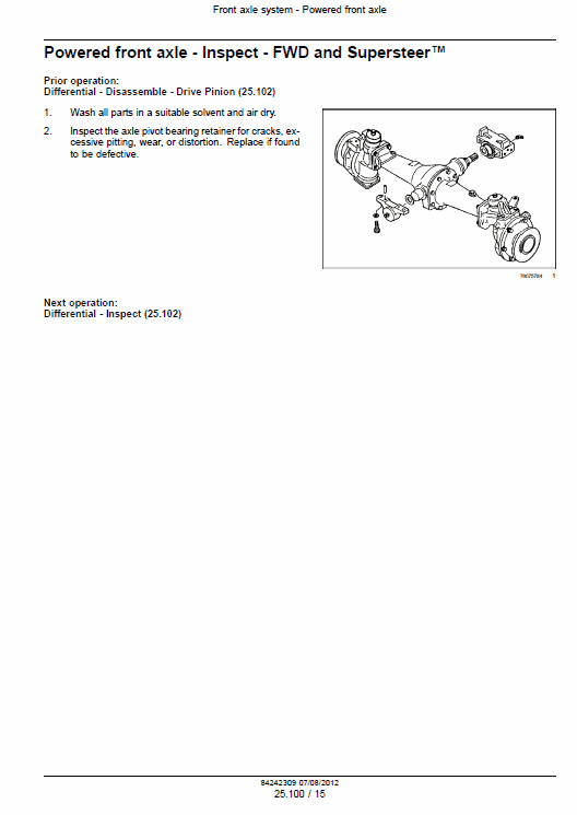 New Holland Boomer 3040, 3045 and 3050 Tractor Service Manual Workshop Guide