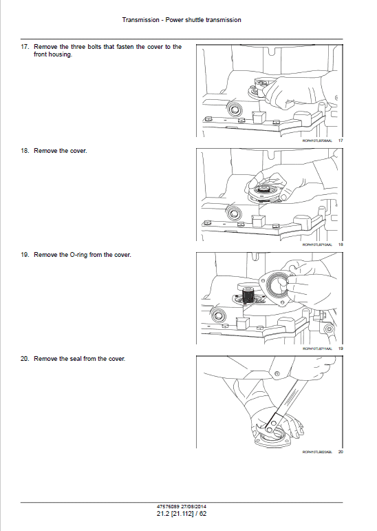 Case 570T Backhoe Loader Service Manual Workshop Guide