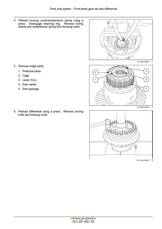 Case 821F, 921F Wheel Loader Service Manual Workshop Guide