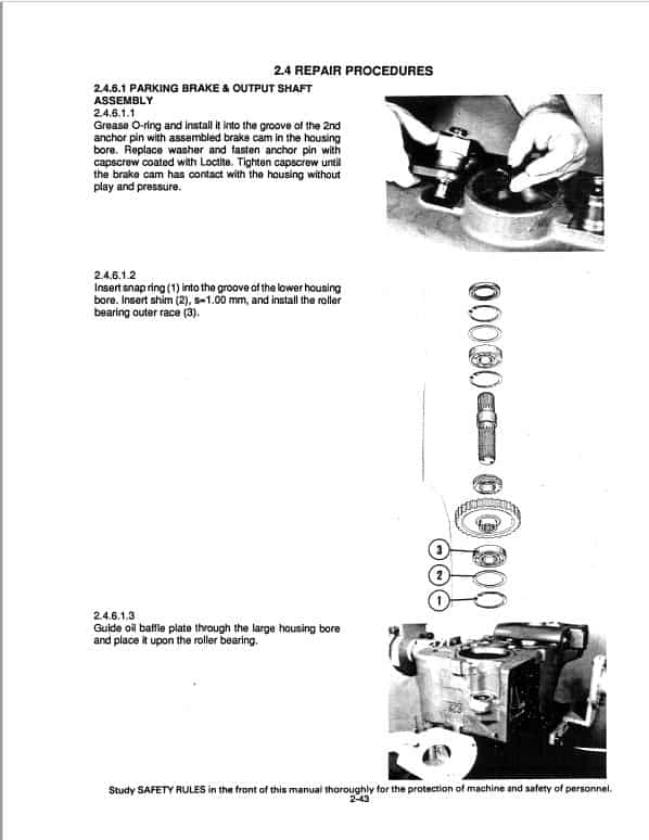 Fiatallis FR130 Wheel Loader Repair Service Manual