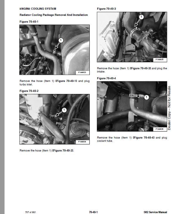 Bobcat S62 Skid-Steer Loader Service Repair Manual