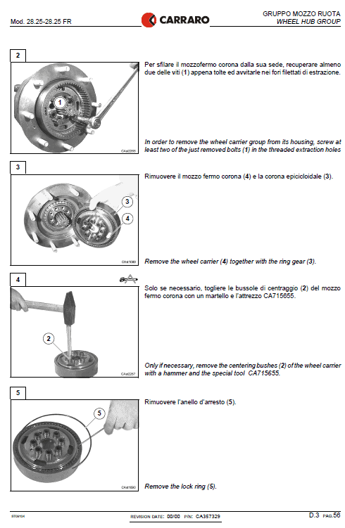 Case 21D, 121D, 221D and 321D Wheel Loader Service Manual Workshop Guide