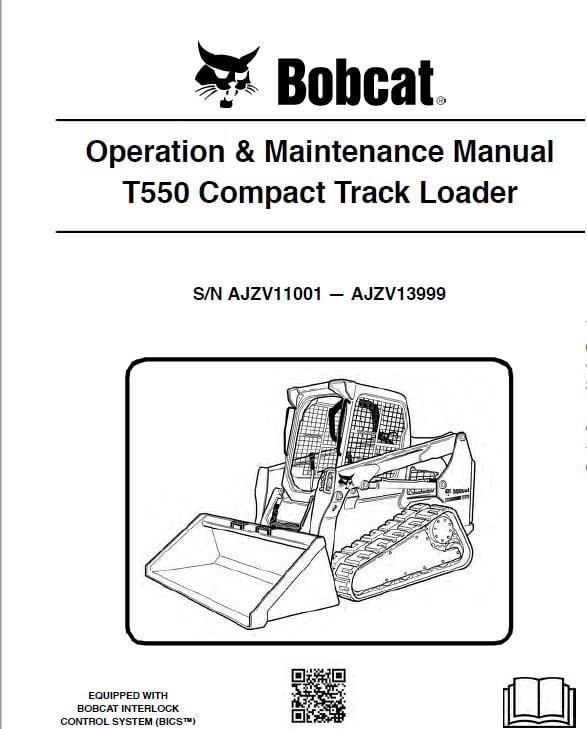 Bobcat T550 Compact Track Loader Service Repair Manual