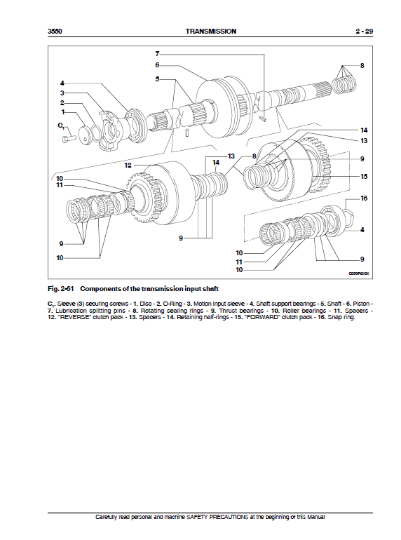 Case 3550 Crawler Dozer Service Manual Workshop Guide