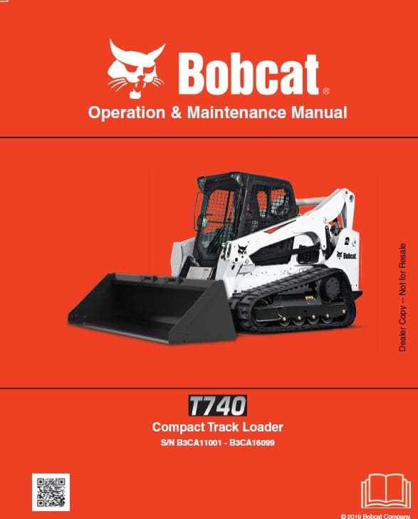 Bobcat T740 Compact Track Loader Service Repair Manual