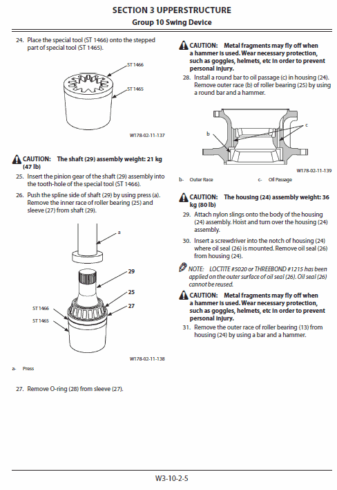 Hitachi ZX130-5B and ZX130LCN-5B Excavator Service Repair Manual Workshop Guide