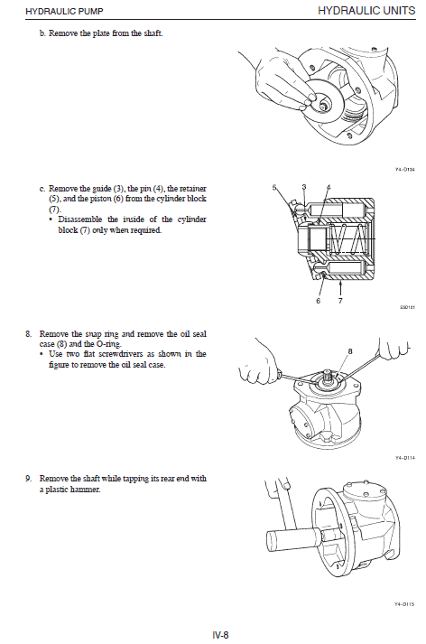 Takeuchi TB153 Compact Excavator Service Manual Workshop Guide