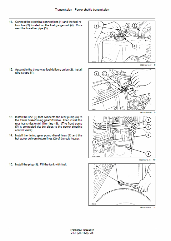 New Holland TL75, TL85, TL95 Tractor Service Manual Workshop Guide