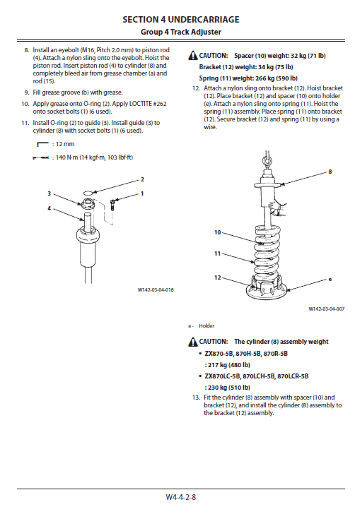 Hitachi ZX870-5B Excavator Service Repair Manual Workshop Guide