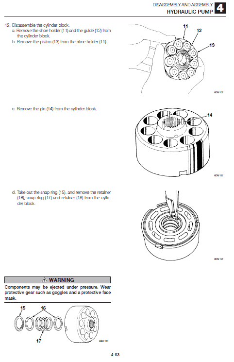 Takeuchi TB235 Compact Excavator Service Manual Workshop Guide