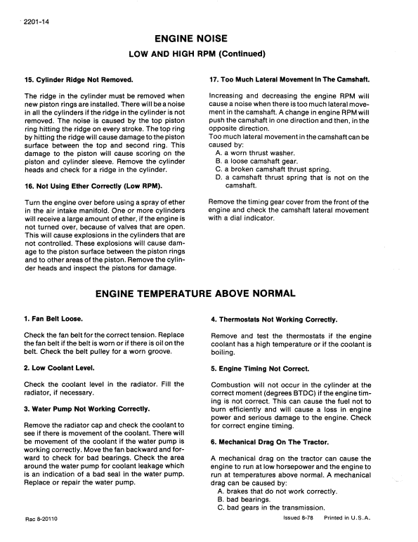 Case 880C Excavator Service Manual Workshop Guide