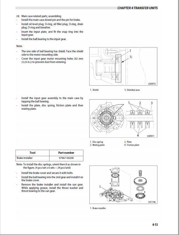 Mitsubishi FB18PNT, FB18CPNT, FB20PNT Forklift Service Manual