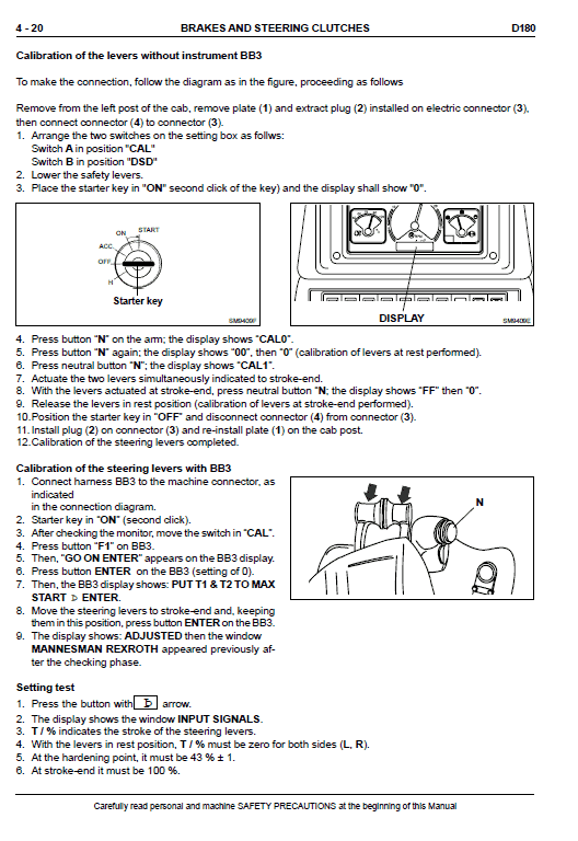 New Holland D180 Bulldozer Dozer Service Manual Workshop Guide