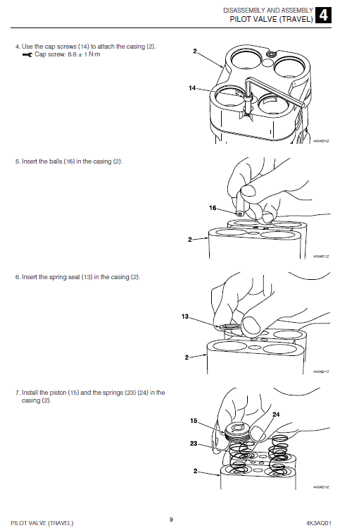 Takeuchi TB285 Compact Excavator Service Manual Workshop Guide