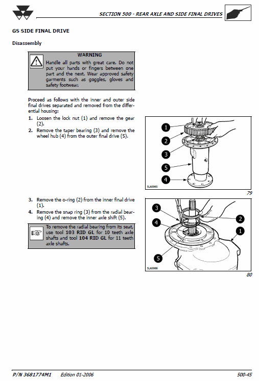 Massey Ferguson 2430, 2435, 2440 Tractor Service Manual Workshop Guide
