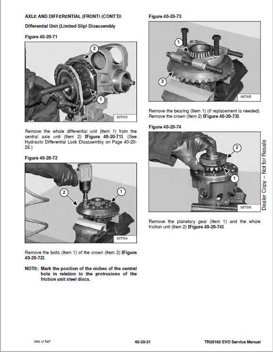 Bobcat TR38160, TR38160 EVO versaHANDLER Telescopic Service Repair Manual
