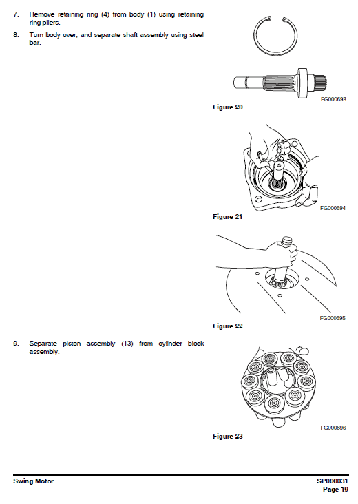 Doosan DX300LCA Excavator Service Manual Workshop Guide