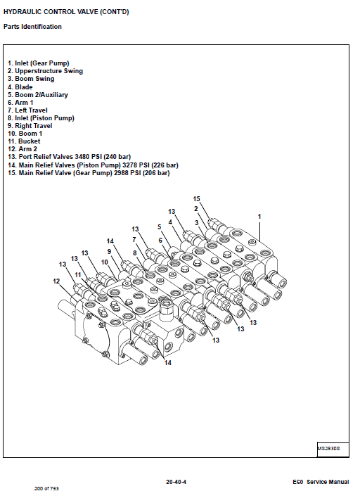 Bobcat E60 Compact Excavator Repair Service Manual Workshop Guide