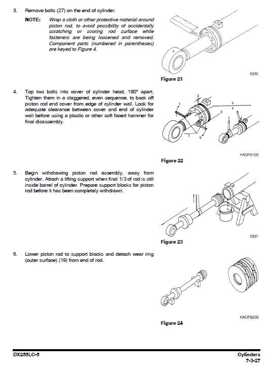 Doosan DX255LC-5 Excavator Service Manual Workshop Guide