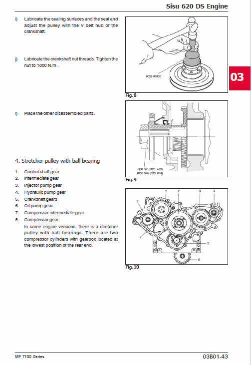 Massey Ferguson 7140, 7150, 7170, 7180 Tractor Service Manual Workshop Guide