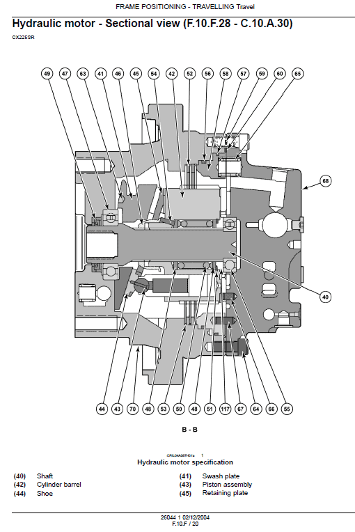 Case CX225SR Excavator Service Manual Workshop Guide