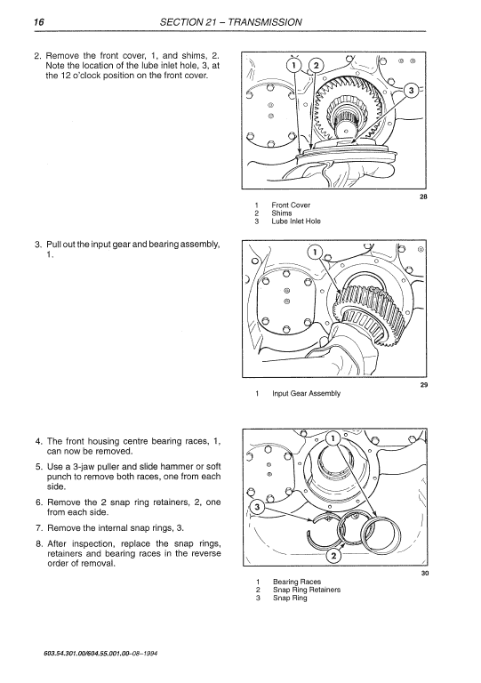 New Holland 170 HP, 190 HP, 210 HP, 240 HP Tractor Service Manual Workshop Guide