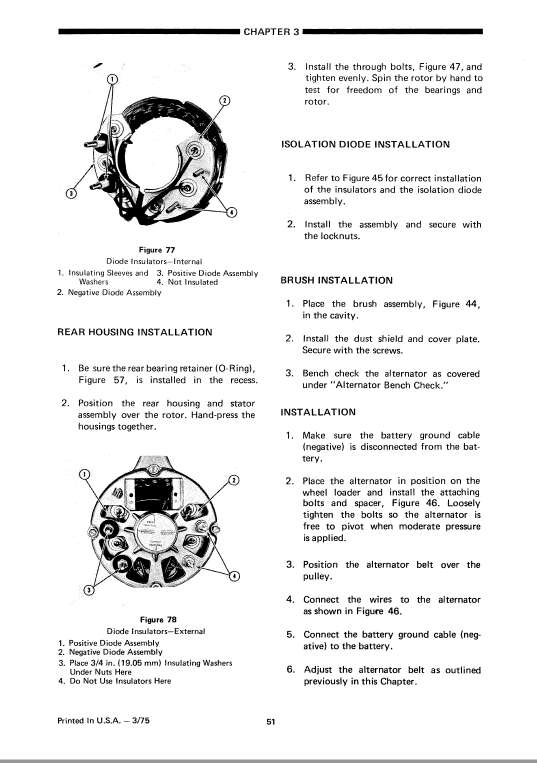 Ford A-62, A-64, A-66 Wheel Loaders Service Manual Workshop Guide