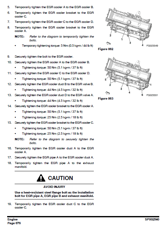 Doosan DX490LC-3 and DX530LC-3 Excavator Service Manual Workshop Guide