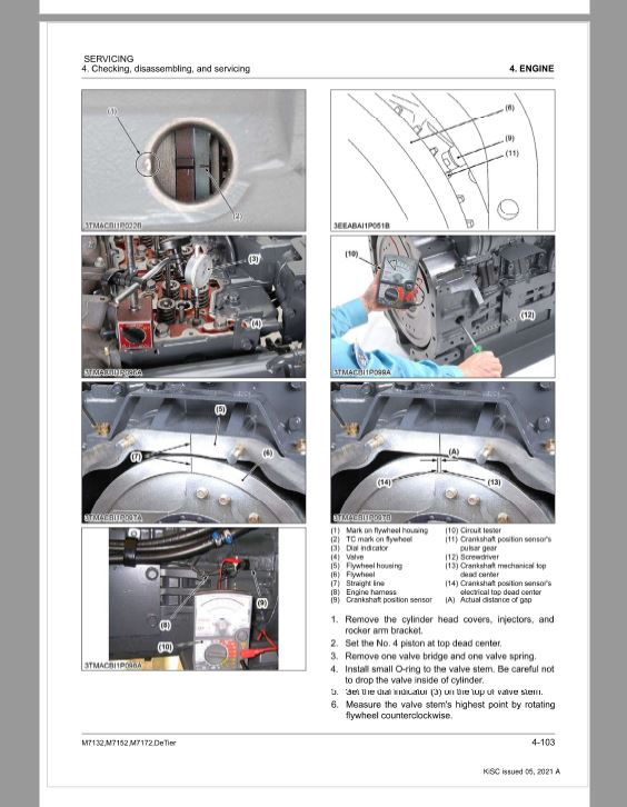 Kubota M7132, M7152, M7172 Tractor Workshop Service Repair Manual