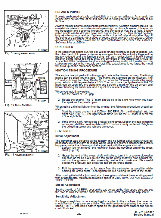 Bobcat 371 Skid-Steer Loader Service Manual Workshop Guide