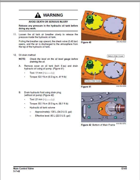 Bobcat E145 Compact Excavator Service Repair Manual
