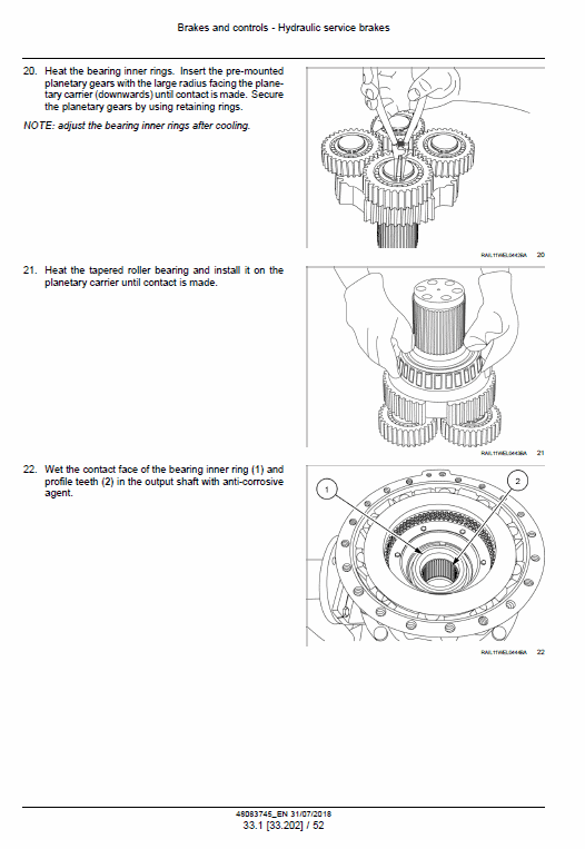 New Holland W190D, W230D Tier 2 Wheel Loader Service Manual Workshop Guide